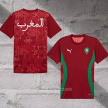 Morocco Shirt Pre-Match 2024 Red