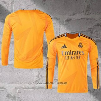 Real Madrid Away Shirt Long Sleeve 2024-2025