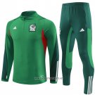 Sweatshirt Tracksuit Mexico Kid 2023-2024 Green