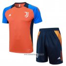 Tracksuit Juventus Short Sleeve 2024-2025 Orange - Shorts