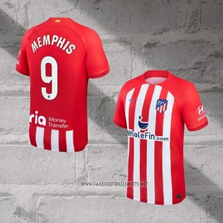 Atletico Madrid Player Memphis Home Shirt 2023-2024