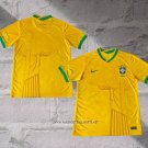 Brazil Jesus Shirt 2024-2025 Yellow Thailand