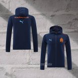 Chaqueta con Capucha del Olympique Marseille 2024-2025 Blue