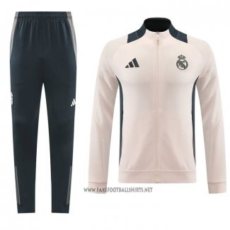 Jacket Tracksuit Real Madrid 2024-2025 Rosa