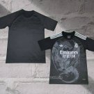 Real Madrid Dragon Shirt 2024-2025 Black Grey Thailand