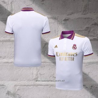 Real Madrid Shirt Polo 2022-2023 White