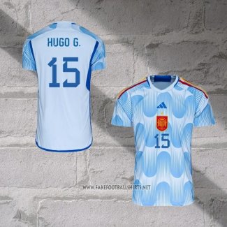 Spain Player Hugo G. Away Shirt 2022