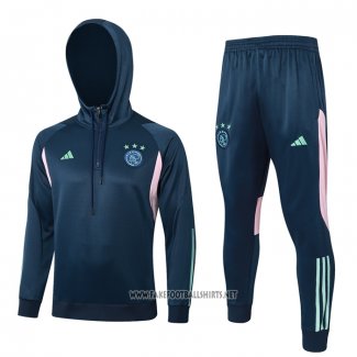 Sweatshirt Tracksuit Ajax 2023-2024 Blue