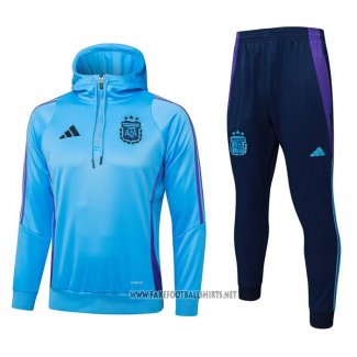 Sweatshirt Tracksuit Argentina 2024-2025 Blue