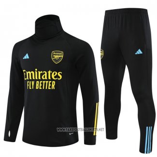 Sweatshirt Tracksuit Arsenal Kid 2023 Black