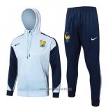 Sweatshirt Tracksuit France 2024-2025 Light Blue