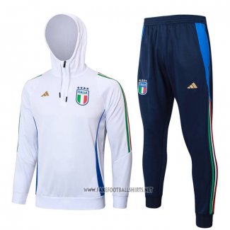 Sweatshirt Tracksuit Italy Kid 2024-2025 White