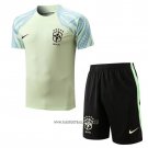 Tracksuit Brazil Short Sleeve 2022-2023 Green - Shorts