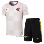 Tracksuit Flamengo Short Sleeve 2024-2025 White - Shorts