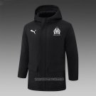 Winter Jacket Olympique Marseille 2024-2025 Black