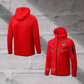 Chaqueta con Capucha del Atletico Madrid 2022-2023 Red