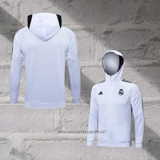 Chaqueta con Capucha del Real Madrid 2022-2023 White