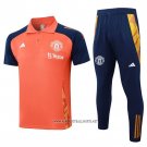 Conjunto Polo Manchester United 2024-2025 Orange