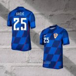 Croatia Player Sucic Away Shirt 2024