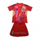 Italy Goalkeeper Shirt Kid 2024-2025 Red