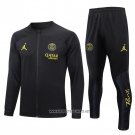 Jacket Tracksuit Paris Saint-Germain Jordan 2023-2024 Black