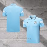 Manchester City Shirt Polo 2022-2023 Blue