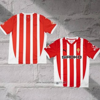 Sporting Gijon Home Shirt 2024-2025 Thailand