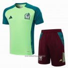 Tracksuit Mexico Short Sleeve 2024-2025 Green - Shorts