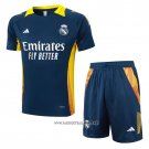 Tracksuit Real Madrid Short Sleeve 2024-2025 Blue - Shorts